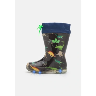 Afbeelding van LICO Warmlined Powerlight W Blinky Regenlaarzen voor kinderen, Maat: 32, Navy/orange/green Kunststof