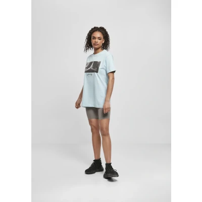 Afbeelding van Mister Tee Tshirt print, Dames, Maat: XS, Oceanblue