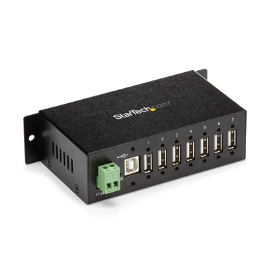 Afbeelding van StarTech.com Monteerbare robuuste industriële 7 poort USB hub