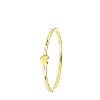 Afbeelding van Lucardi Ring &#039;Klassisch&#039; goud / transparant
