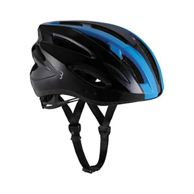 Afbeelding van BBB Cycling Fietshelm Condor Heren en Dames Verwijderbaar vizier insectnet MTB racefiets BHE 35 Zwart/Blauw M (54 58 cm)