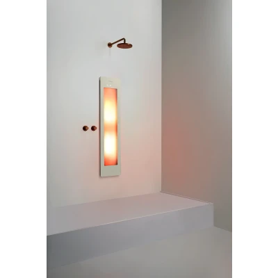 Afbeelding van Sunshower Round One Medium Sand White infraroodlamp 33x140x10cm