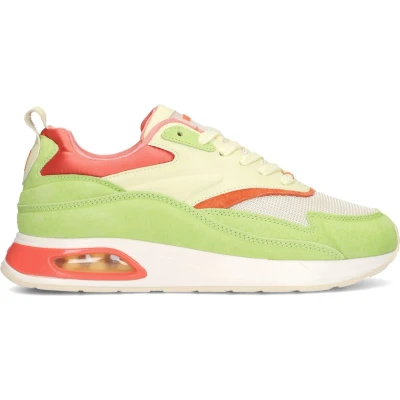 Afbeelding van Thehoffbrand Sneakers laag, Dames, Maat: 37, Green Textiel