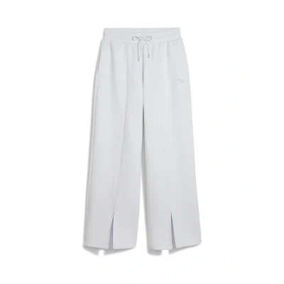 Afbeelding van Puma Wardrobe Essentials Relaxed Trainingsbroek, Dames, Maat: Large, Silver mist