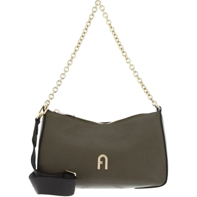 Afbeelding van Furla Primula MINI Double Strap Handtas, Dames, Maat: One Size, Sage/soil