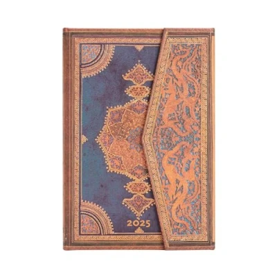 Afbeelding van Paperblanks 12 maandenkalender 2025, Safavidisch Indigo, mini, horizontaal, met omslag