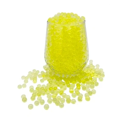 Afbeelding van KONFEN waterparels, ca. 20.000 gele 7 8 mm, decoratie, 100 g, voor decoratieve vaas, hydrogelballen (geel)