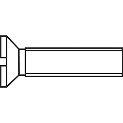 Afbeelding van TOOLCRAFT M2*8 D963 4.8:A2K 194818 Verzonken schroeven M2 8 mm Sleuf DIN 963 Staal Verzinkt 100 stuk(s)
