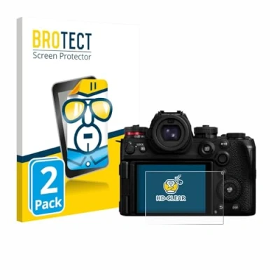 Afbeelding van BROTECT Screenprotector voor Panasonic Lumix DC S1II Folie Beschermfolie transparant (2 Stuks)