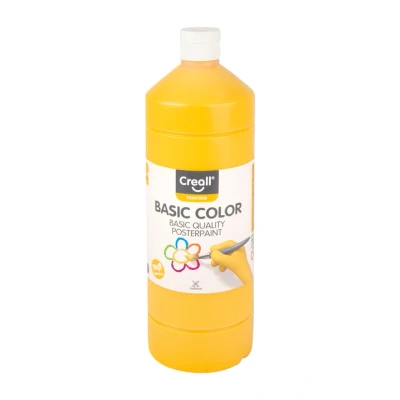 Afbeelding van Plakkaatverf Creall basic donkergeel 1000ml