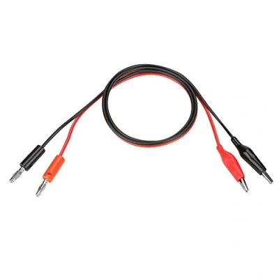 Afbeelding van Output Cable Line Multimeter Banana Plug to Crocodile Alligator Clip Test Probe Lead Wire 30V 5A 80cm voor verstelbare DC gereguleerde voeding