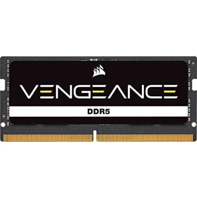 Afbeelding van Corsair VENGEANCE DDR5 SODIMM 8GB (1x8GB) 4800MHz C40 (Compatibel met bijna alle Intel en AMD systemen, snellere laadtijden, soepeler multitasken) Zwart
