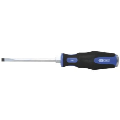 Afbeelding van KS Tools 151.1133 ERGOTORQUEmax Schroevendraaier, zaagsnede, met slagkap, 8mm