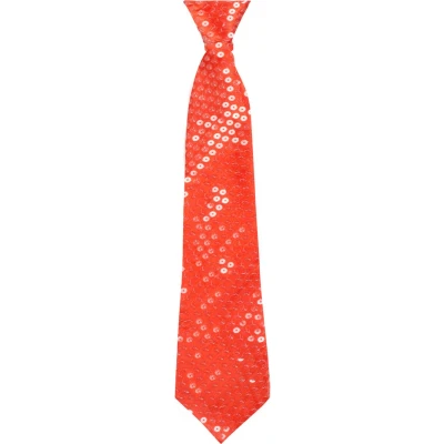 Afbeelding van Boland Stropdas Spangles Rood Volwassenen Unisex Glitter and Glamour