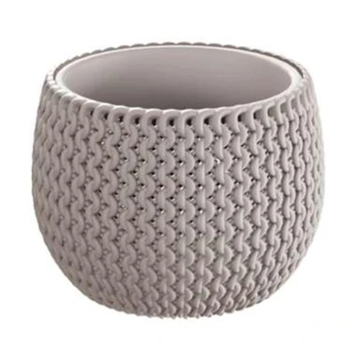 Afbeelding van Prosperplast Bloempot Splofy taupe 1400 ml 18 cm