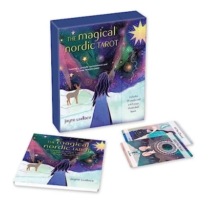 Afbeelding van Tarot deck: The Magical Nordic Tarot: Includes a full deck of 78 cards and 64 page illustrated book