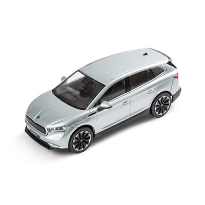 Afbeelding van Skoda 5LA099300F7B Modelauto ENYAQ iV miniatuur, schaal 1:43, zilver
