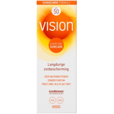 Afbeelding van 2x Vision Zonnebrand Every Day Sun SPF 50 45 ml