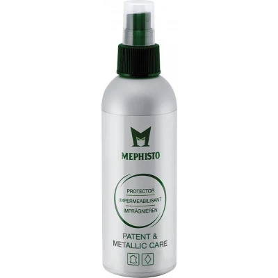 Afbeelding van Patent metallic Care lakleer en perlato leer