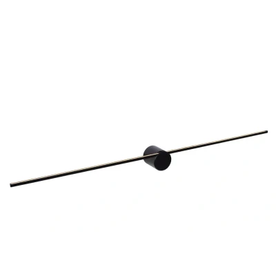 Afbeelding van Lucide MIZAR wandlamp badkamer zwart