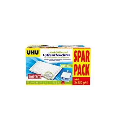Afbeelding van UHU 47040 luchtontvochtiger navulling 3 x 450 g