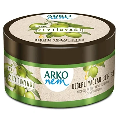 Afbeelding van Arko Nem Crème, olijfolie crème voor lichaam gezicht en handen, 250 ml blik