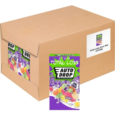 Afbeelding van Autodrop Total Loss Zot Zure Mix Snoep 6 doosjes x 280 gram