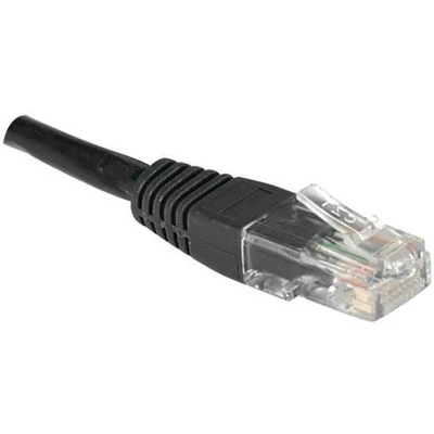 Afbeelding van Netwerkkabel RJ45 CAT 6 U/UTP zwart 0.5 m