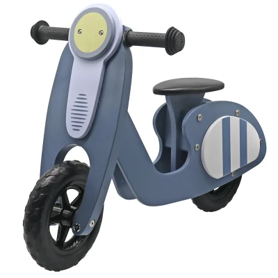 Afbeelding van Houten Loopfiets Loopscooter Loopspeelgoed Verstelbaar Zadel Binnen &amp; Buiten Roze