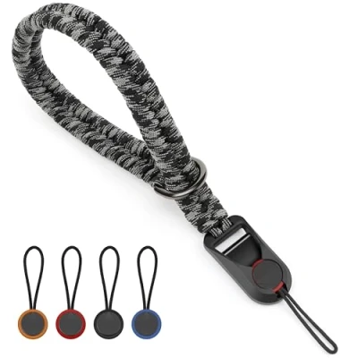 Afbeelding van Sunya Camera polsband met snelsluiting. Verstelbare camerariem voor verschillende polsen, ultralicht gewicht paracord band DSLR