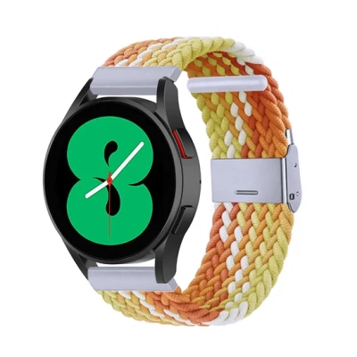 Afbeelding van Garmin Approach S12 / S40 S42 Braided nylon bandje Geel oranje