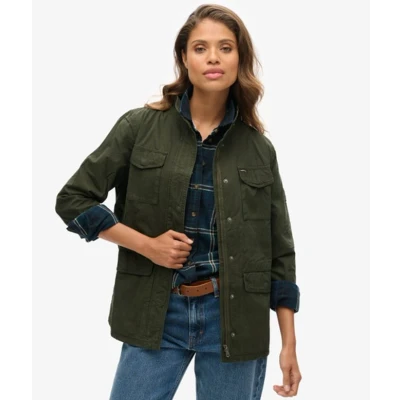 Afbeelding van Superdry ST Tropez M65 Lichte jas, Dames, Maat: 40, Surplus goods olive