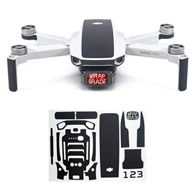 Afbeelding van Wrapgrade Skin compatibel met DJI Mavic Mini Accent Color (STEALTH BLACK)