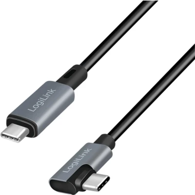 Afbeelding van LogiLink CU0183 USB kabel 2.0 2 m C Zwart, Zilver