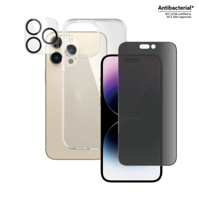 Afbeelding van PanzerGlass PG BUND IPH 2022 6.1P MAX UWF PRV HC PP, Apple, Apple iP