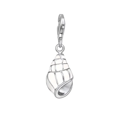 Afbeelding van Elli Muschel Strand Hanger, Dames, Maat: One Size, Silber