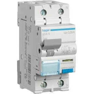 Afbeelding van HAGER 1PN 16 A C KAR 30MA 10KA ADA566G