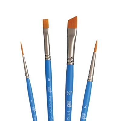 Afbeelding van PRINCETON ARTIST BRUSH CO. SelectArtiste Fine Art Multi Techniek Borstelset, 4 x Synthetische Borstels, Ideaal voor Professionals &amp; Studenten
