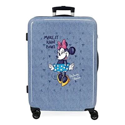 Afbeelding van Disney Minnie Make it rain Bows, Blauw, Medium Koffer, única, koffer