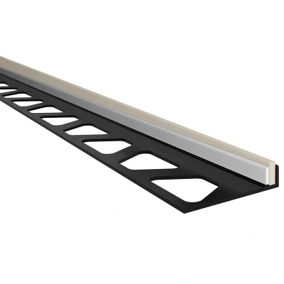 Afbeelding van Schlüter SB TSC douche afschotprofiel rvs structuur crème 10 mm x 120 cm
