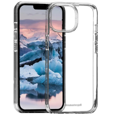 Afbeelding van Apple iPhone 14 Pro Hoesje Gerecycled Siliconen en TPU (zacht) dbramante1928 Softcase/Backcover Transparant Telefoonhoesje