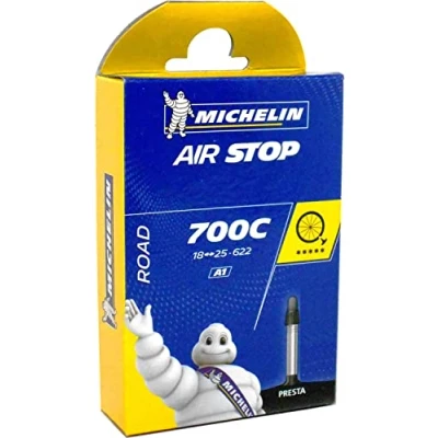 Afbeelding van Michelin A1 Airstop Unisex slang, Presta Valve 40 mm, 700 x 18/25