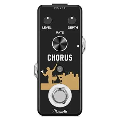 Afbeelding van Amuzik Analoog Chorus Gitaar Effect Pedaal True Bypass Voor Elektrische Bass Pedalen