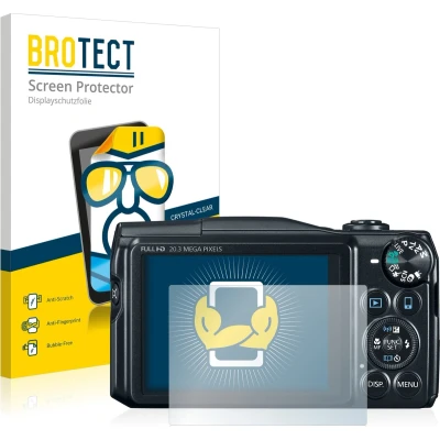 Afbeelding van BROTECT (2 Stuks) Schermbeschermer voor Canon PowerShot SX710 HS Screen Protector Transparant