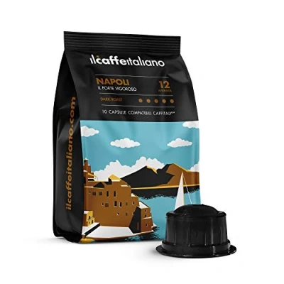 Afbeelding van Caffitaly 100 compatible Capsule Il Caffè Italiano Blend Napoli Intensity 12