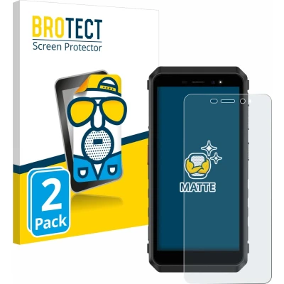 Afbeelding van BROTECT (2 Stuks) Antireflecterende Beschermfolie voor Ulefone Power Armor X11 Pro Anti Glare Screen Protector, Mat, Ontspiegelend