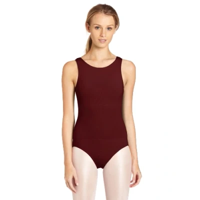Afbeelding van Capezio Tank Leotard/W Ballet Legline CC201 kleur Bur mt L 38 40