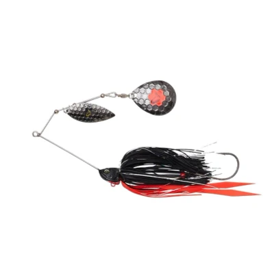 Afbeelding van Savage Gear Da&#039;Bush Spinnerbait Silver Black Red 42g #4