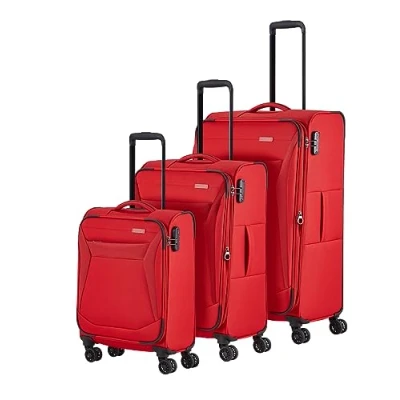 Afbeelding van Travelite SET Chios 4W Trolley L / M S Kofferset, Maat: One Size, Red