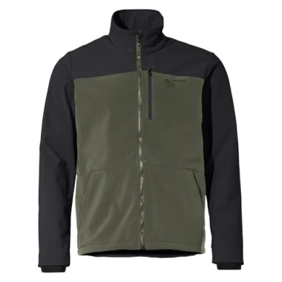 Afbeelding van Vaude VIRT Softshelljas, Heren, Maat: Medium, Black khaki